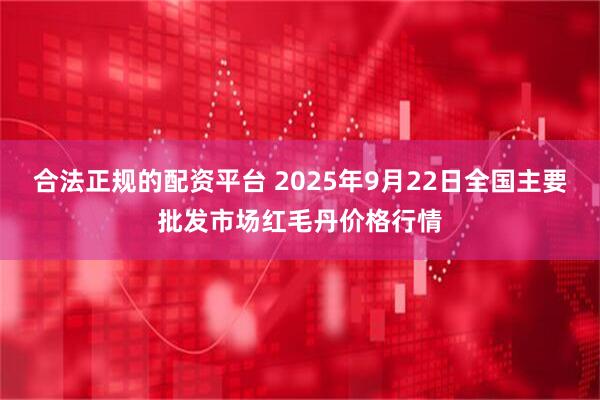合法正规的配资平台 2025年9月22日全国主要批发市场红毛丹价格行情